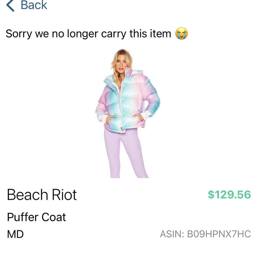 Women's Multicolor Puffer Jacket - image 2